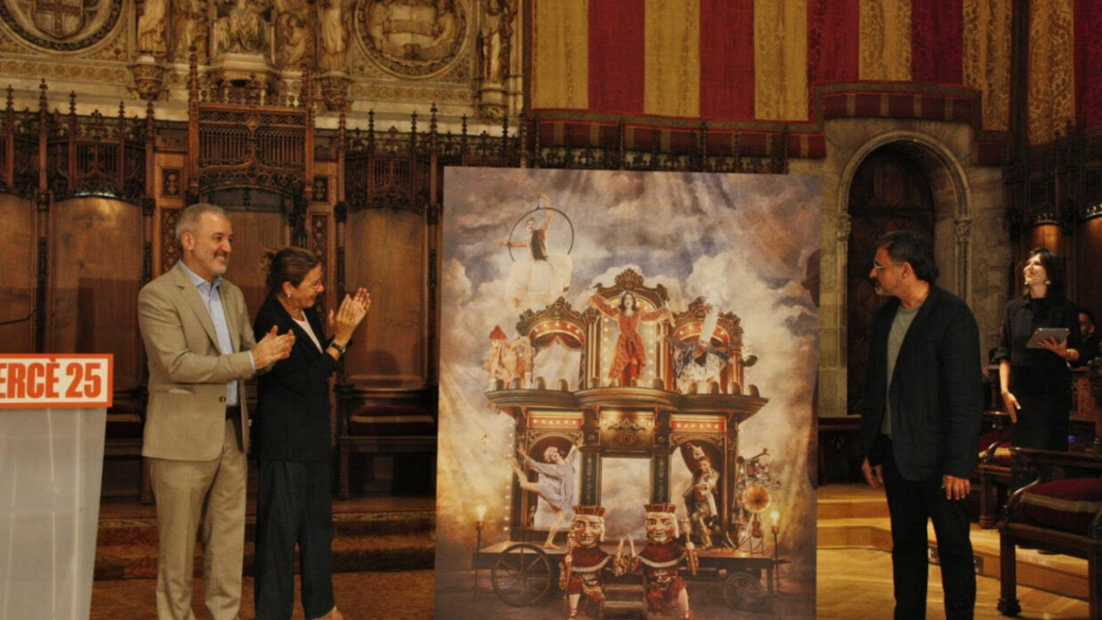 La archidiócesis de Barcelona critica el cartel de la Merced por “uso irreverente” de símbolos religiosos