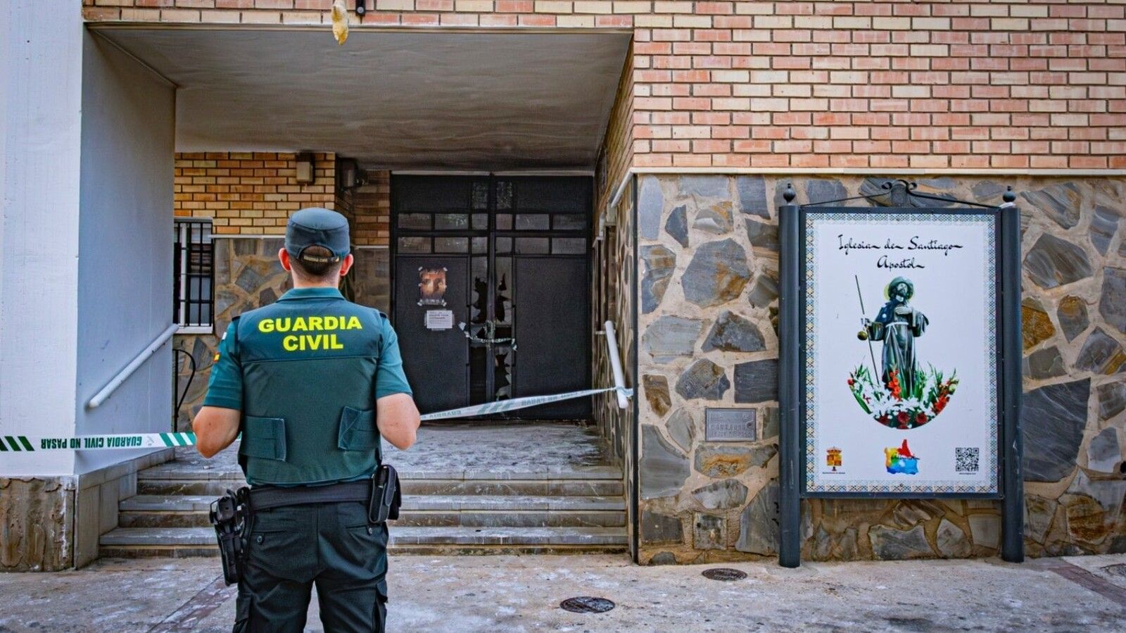 Un joven marroquí detenido por incendiar una iglesia de El Pozuelo, Albuñol, Granada