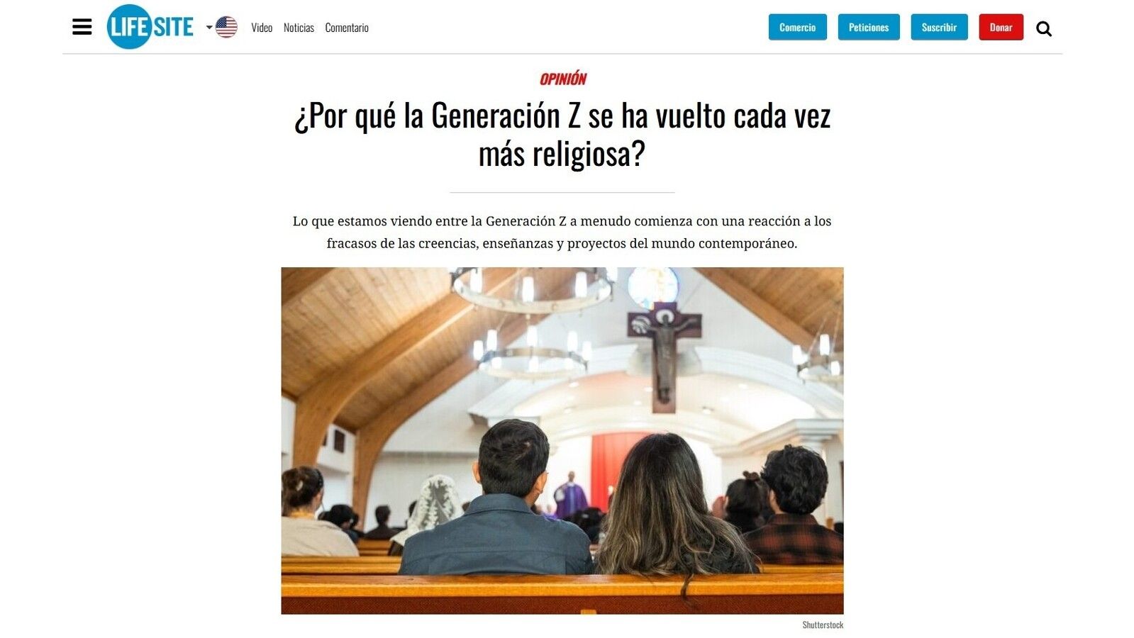 La generación Z redescubre la fe cristiana en un contexto de incertidumbre moderna
