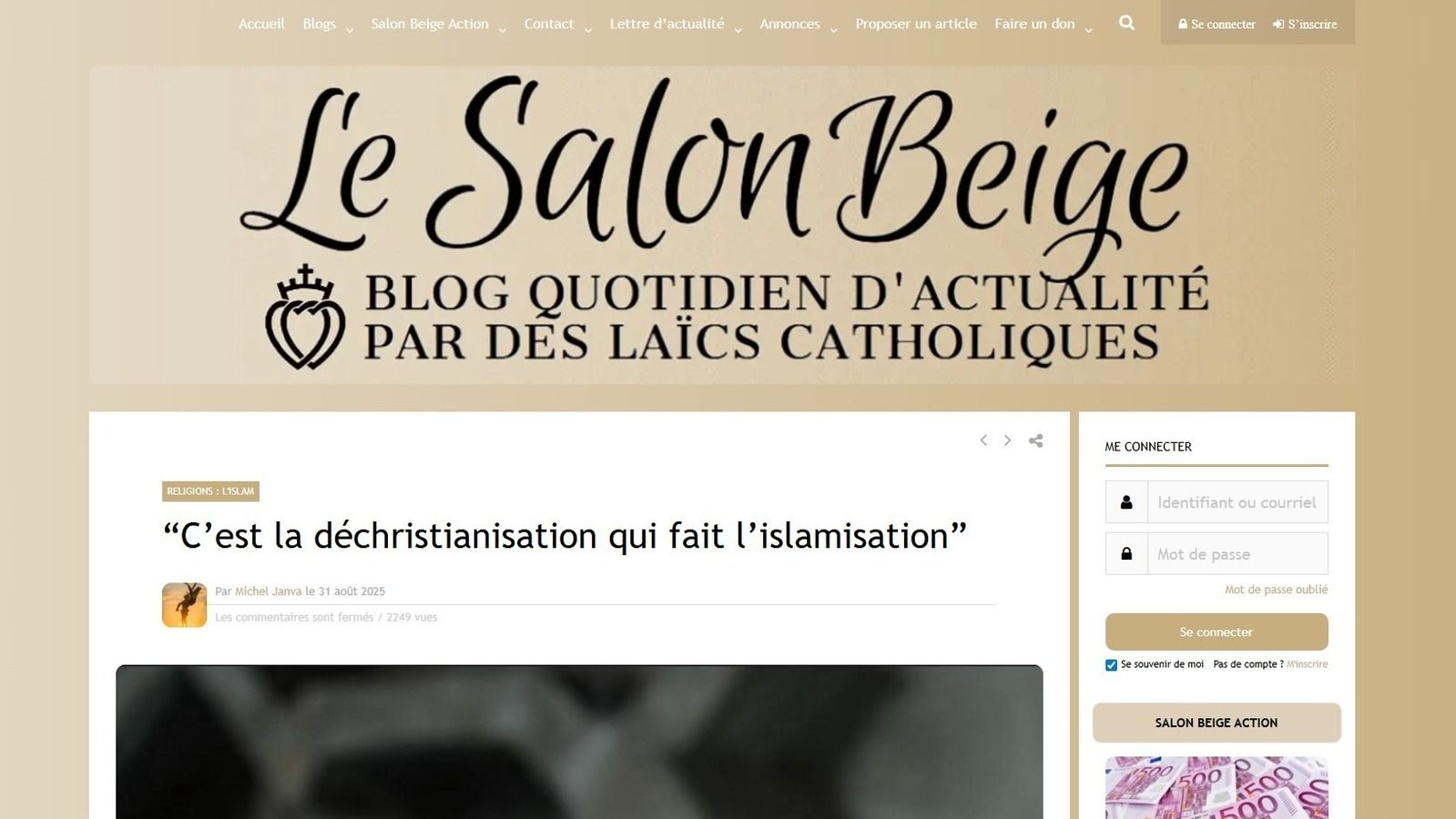 De imán salafista a católico: la historia de Bruno Guillot desafía a Europa