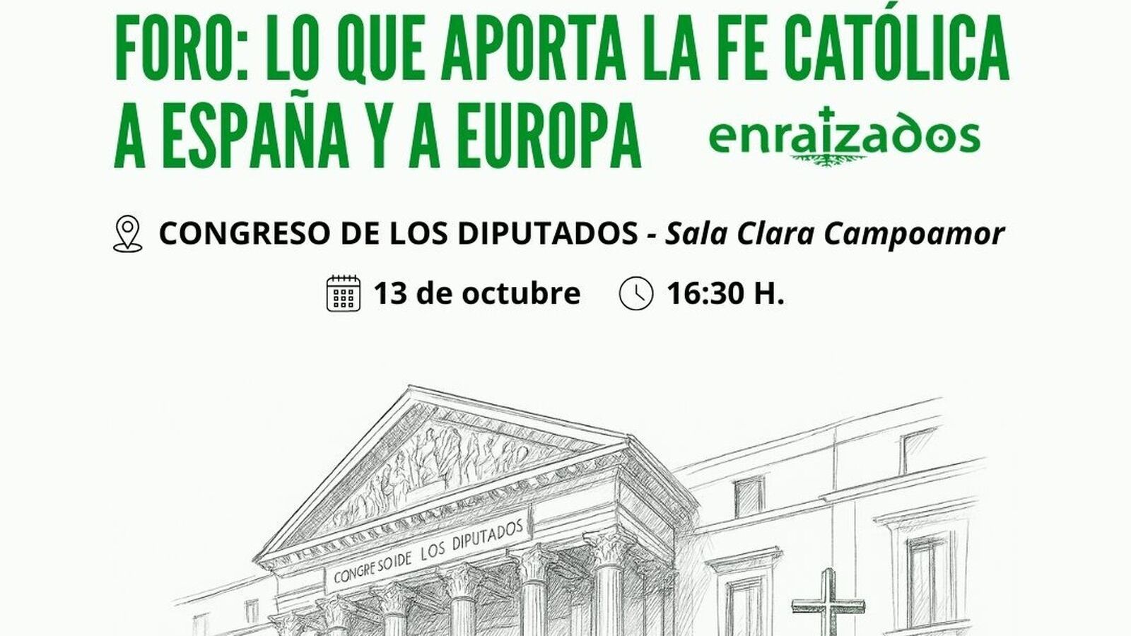 En defensa pública de la fe católica en el Congreso de los Diputados