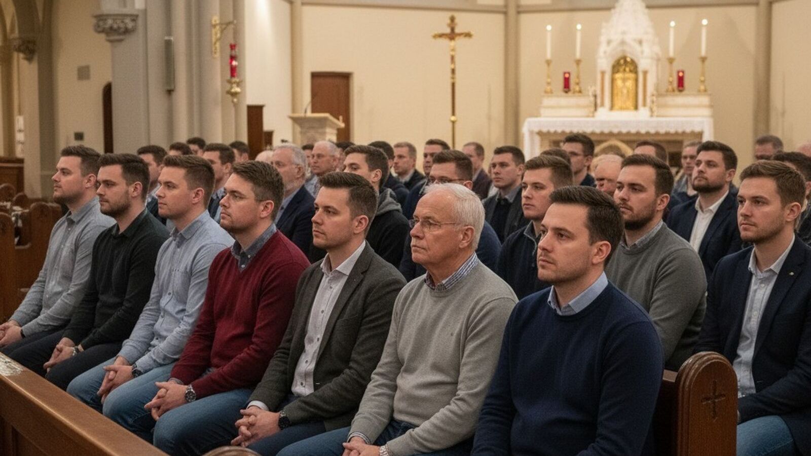 Los hombres lideran la asistencia a la iglesia en EEUU tras 25 años de predominio femenino