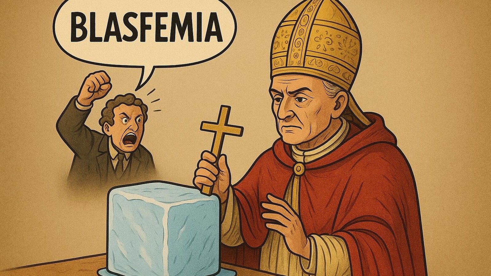 El bloque de hielo y los críticos del Papa: incoherencia y desprecio