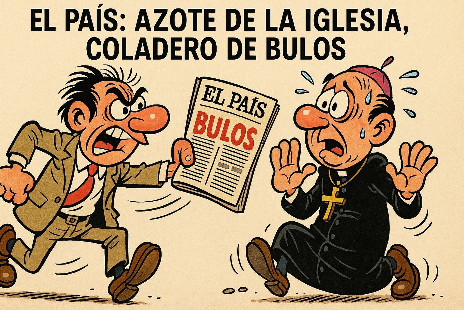 El País: azote de la Iglesia, coladero de bulos