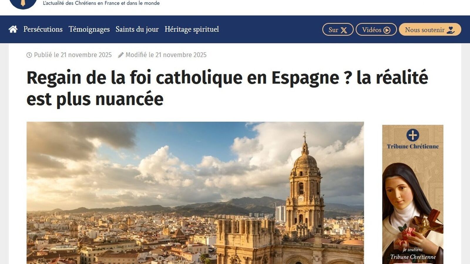 El auge de la fe católica en España encubre una realidad más matizada