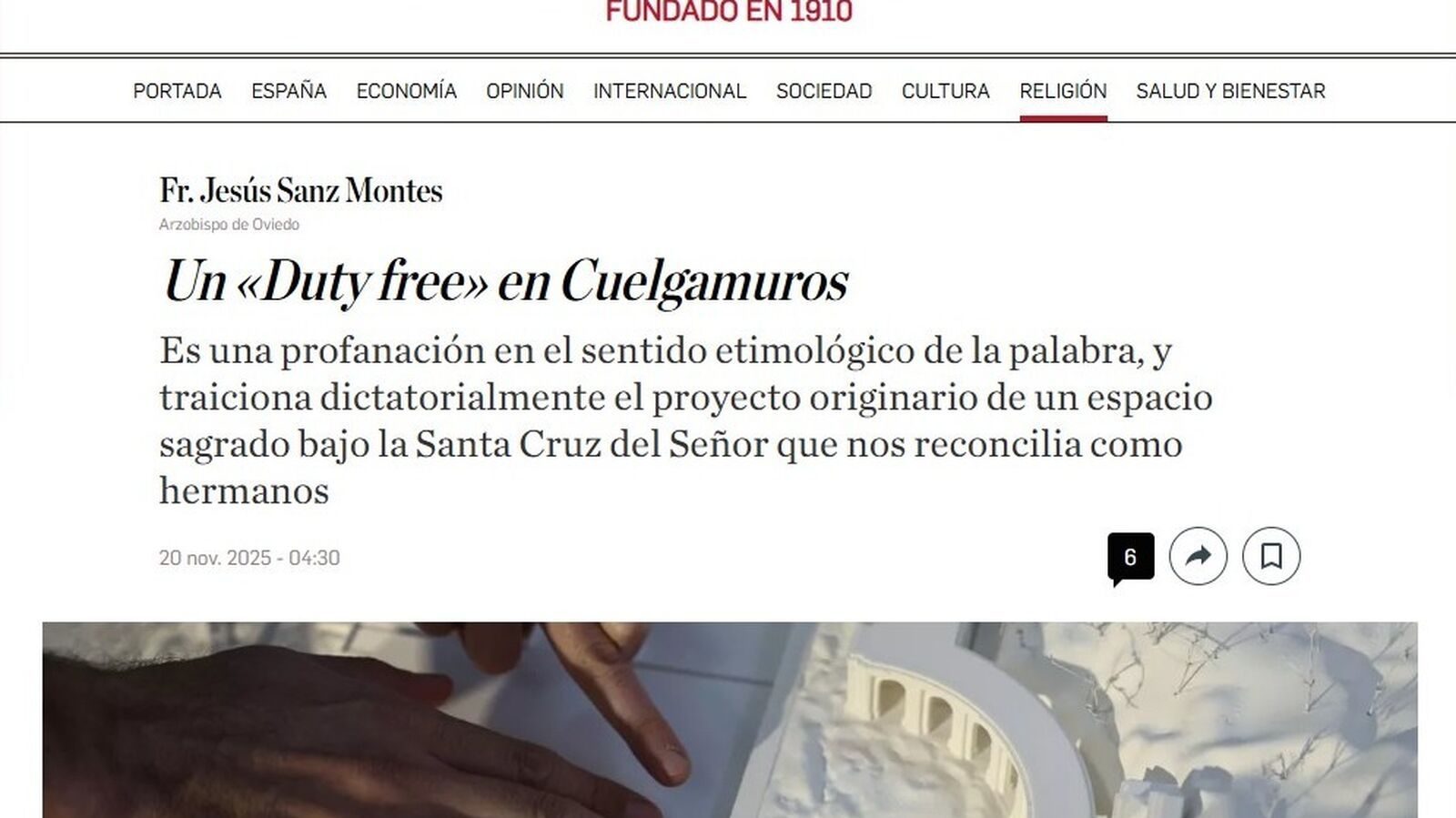 Un «Duty free» en Cuelgamuros