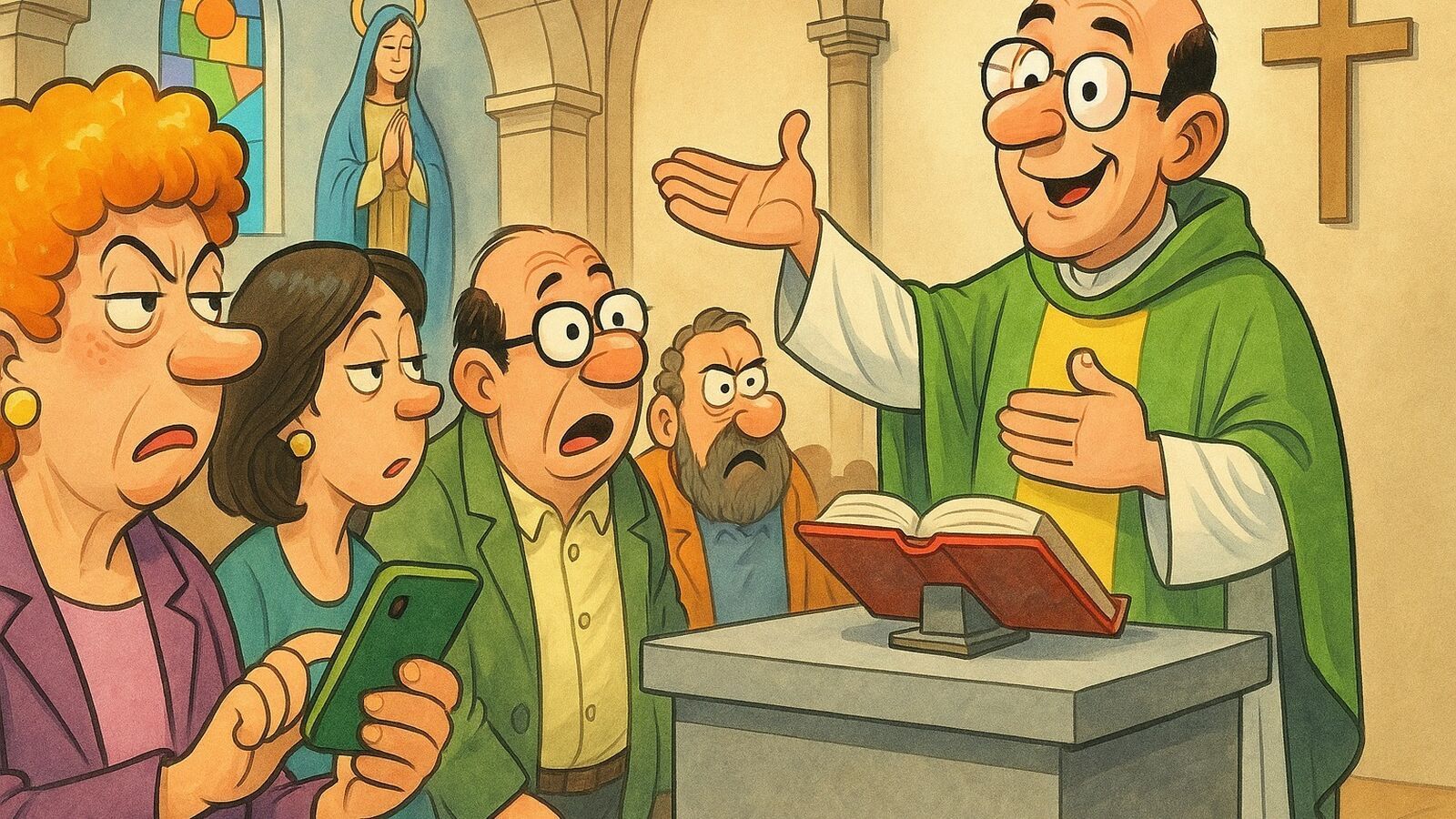 La paz os dejo, amigues mías (desde la Virgen del Camino en León)