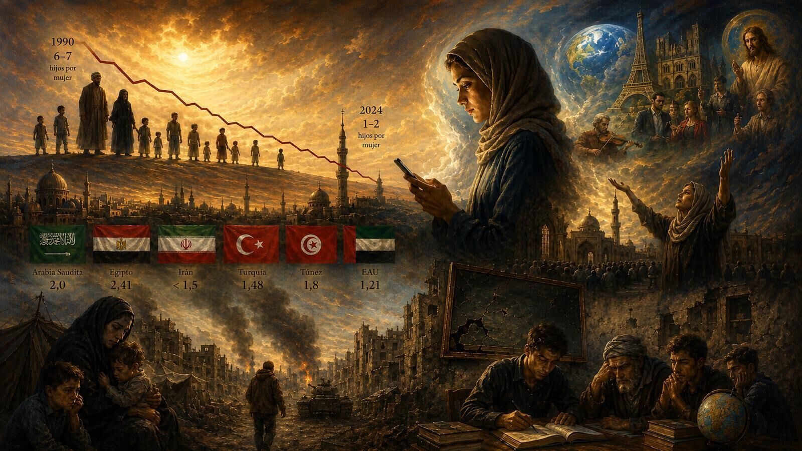 La caída demográfica en el Islam