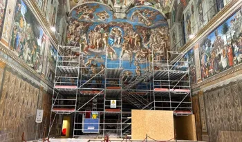 los-museos-vaticanos-inician-restauracion-urgente-para-limpiar-el-juicio-final-de-la-capilla