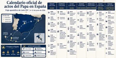 el-papa-leon-xiv-recorrera-espana-en-junio-con-un-itinerario-que-incluye-madrid-y-canarias