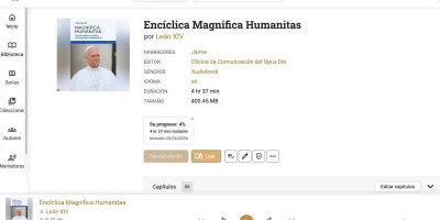 magnifica-humanitas-de-leon-xiv-llega-gratis-en-audiolibro
