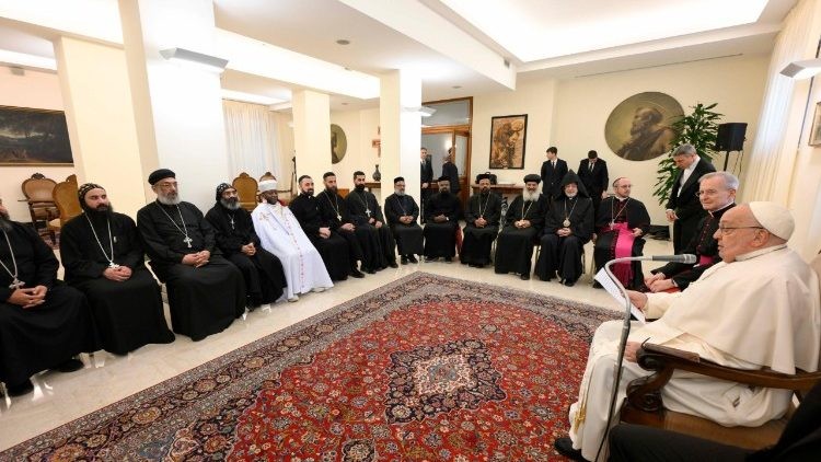 El Papa Francisco destaca la importancia del 'símbolo' de la fe en el encuentro con las Iglesias ortodoxas orientales