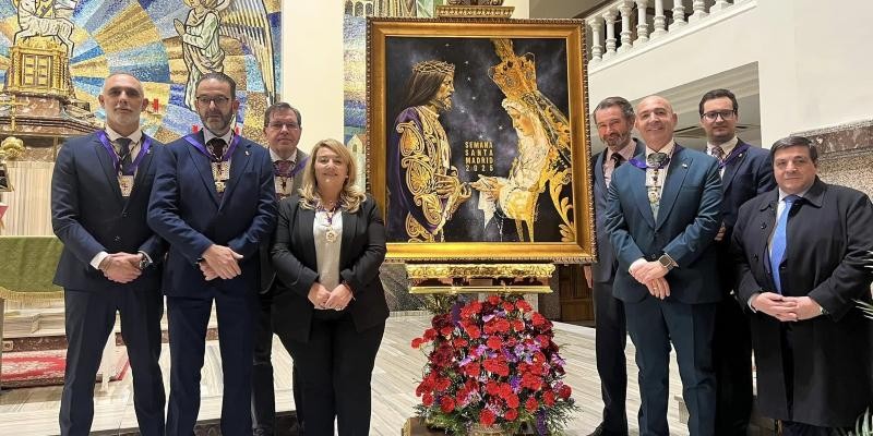 Semana Santa 2025 en Madrid: Revelan el Cartel 'Rex Universi' en Conmemoración del Centenario de Cristo Rey