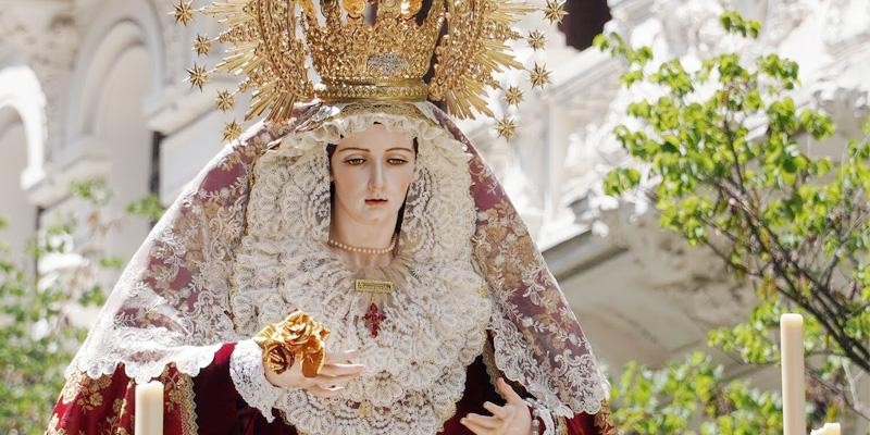 Primera estación de penitencia de la Santísima Virgen María de la Anunciación en la Semana Santa 2025
