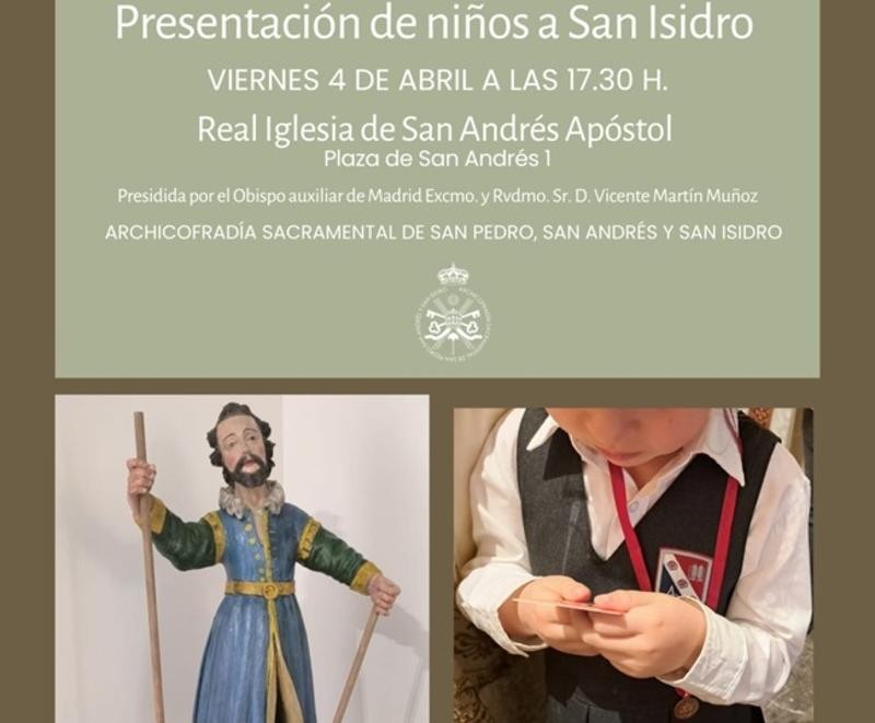 El obispo auxiliar de Madrid presidirá la presentación de niños a San Isidro con la participación de FAST España