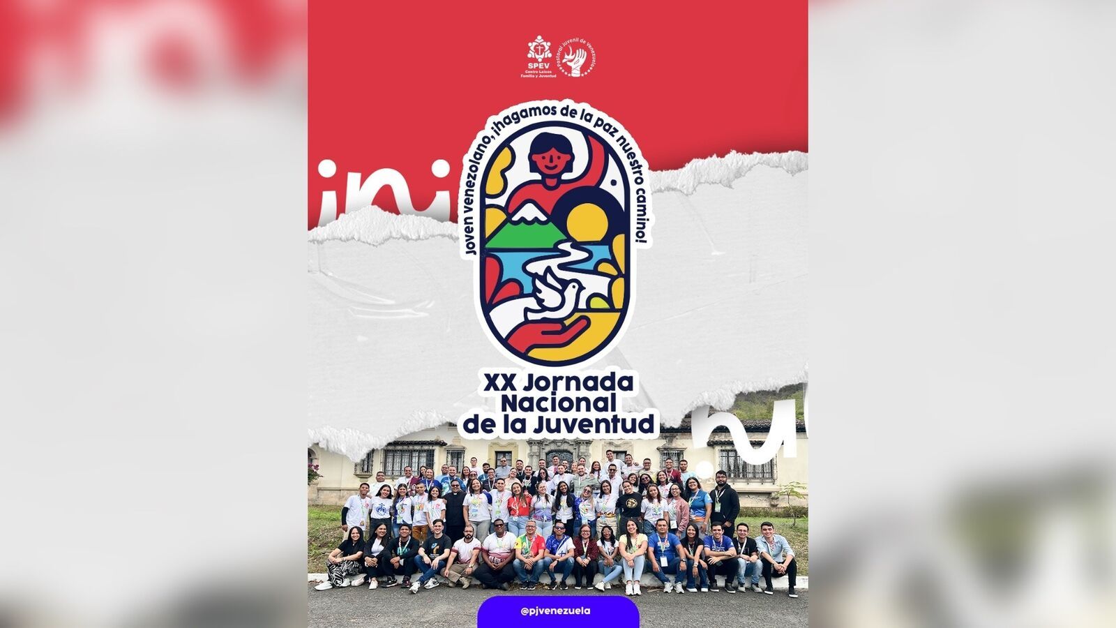 Miles de jóvenes católicos venezolanos participan en la Jornada Nacional de la Juventud 2026