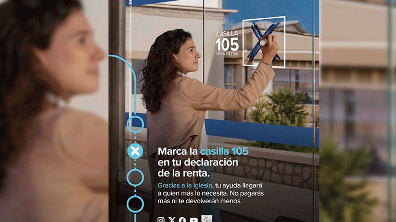 La Iglesia lanza la campaña de la renta de 2026: vuelve la Línea 105 Xtantos