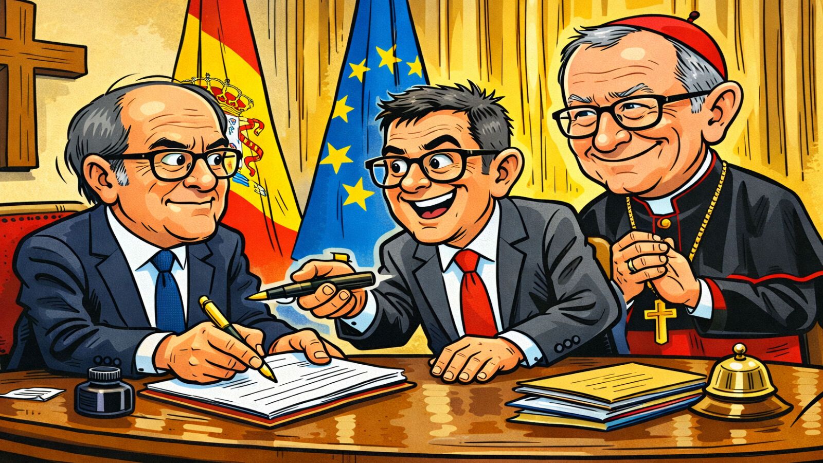 Pornografía institucional en horario infantil con Gabilondo y Bolaños de protagonistas principales