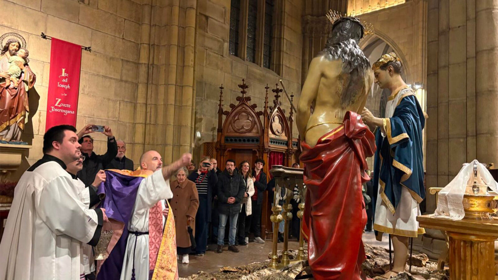 San Sebastián recupera las procesiones de Semana Santa tras 50 años
