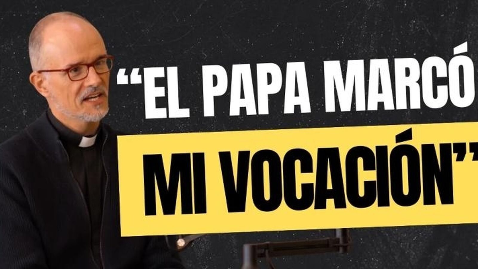 El sacerdote que cambió su vida por Dios y solo quiere preguntarle al Papa si está bien