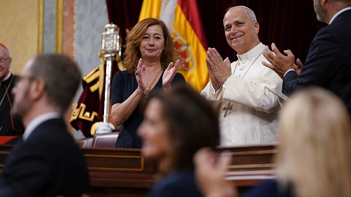 León XIV habló muy claro sobre el aborto en su intervención en el Congreso de los Diputados
