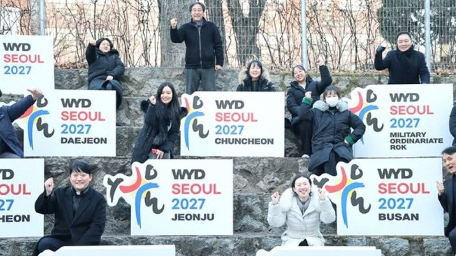 Quince esculturas del logotipo de la JMJ 2027 recorrerán las diócesis de Corea del Sur