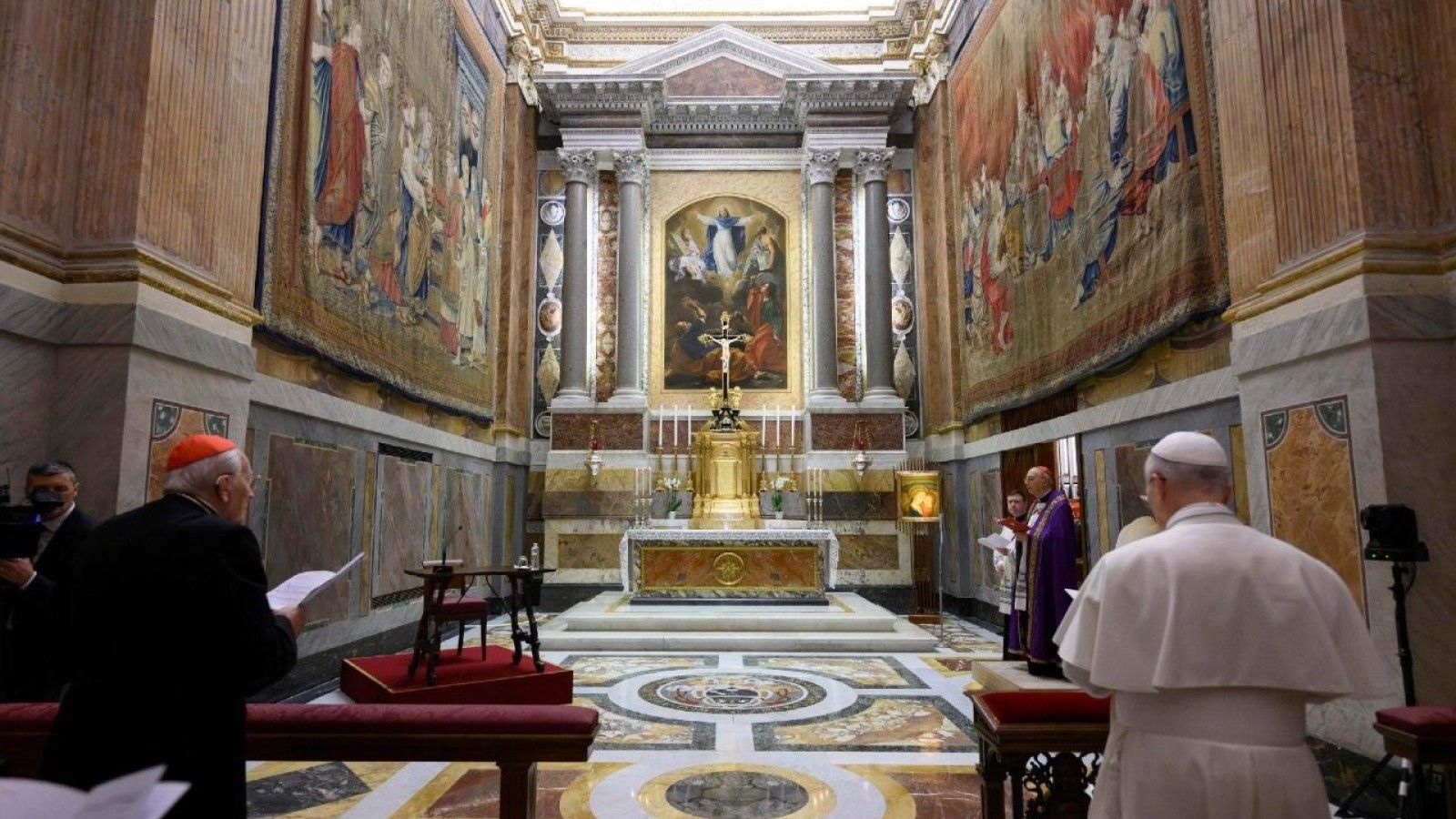 Los ángeles, eje de los Ejercicios Espirituales de León XIV