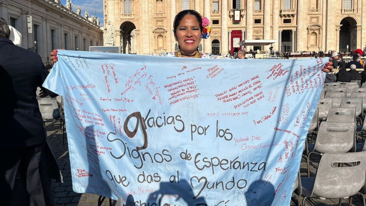 Una peruana de Chiclayo lleva su fe y su tierra al Encuentro de Paz de Asís