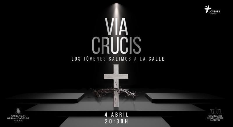 Vía Crucis 2025 en Madrid: Los jóvenes expresan su fe en la Semana Santa