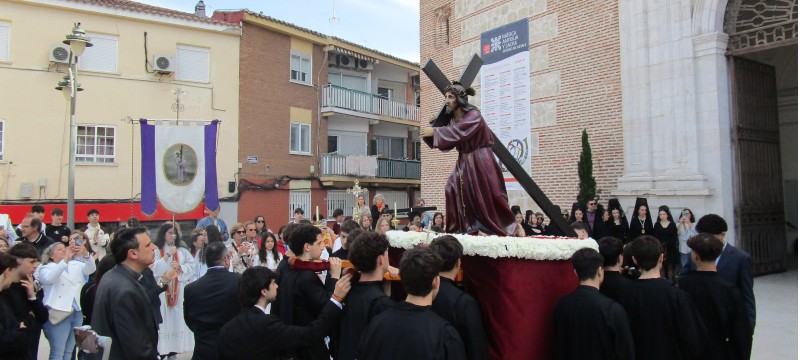 La procesión de Jesús Nazareno en Getafe destaca por la participación escolar en Cuaresma