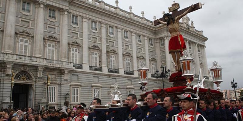 La procesión del Cristo de los Alabarderos en Madrid el 7 de abril partirá desde el Palacio Real