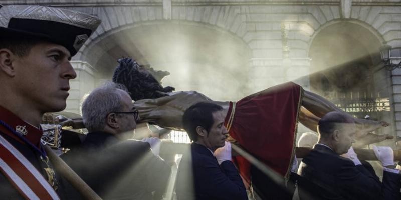 El Cristo de los Alabarderos será trasladado al Palacio Real el Martes Santo