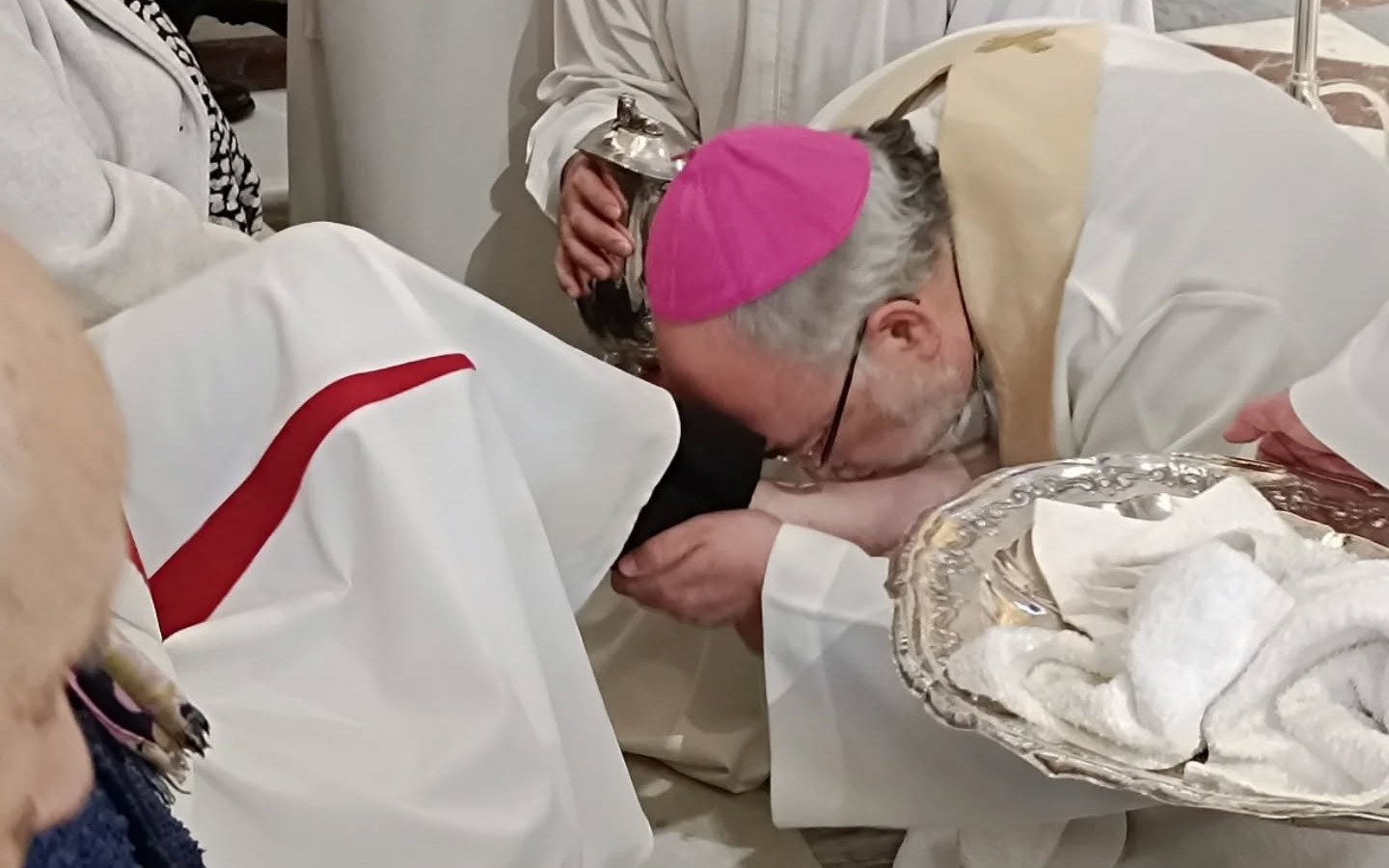 La Catedral de Oviedo celebra la Misa de la Cena del Señor en Jueves Santo
