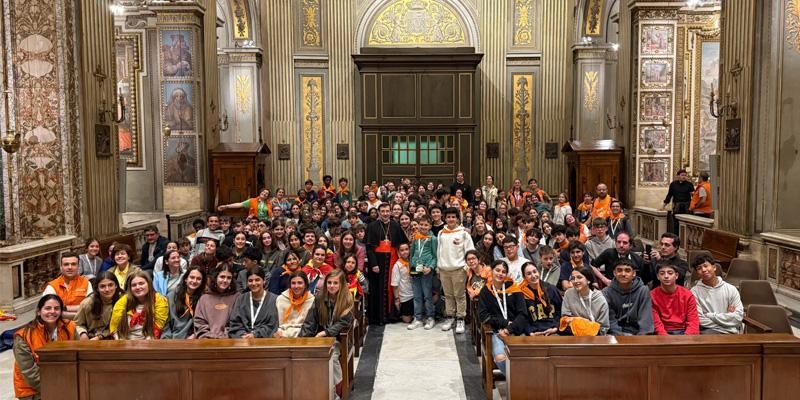 La joven madrileña fortalece su fe en el Jubileo de los Adolescentes en Roma