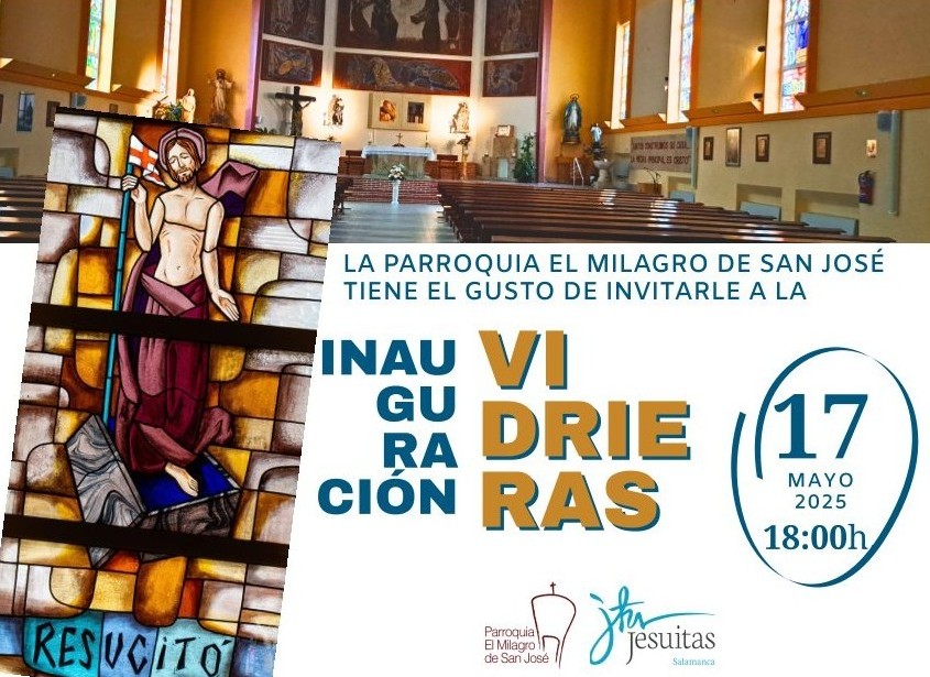 La parroquia El Milagro de San José inaugura sus nuevas vidrieras