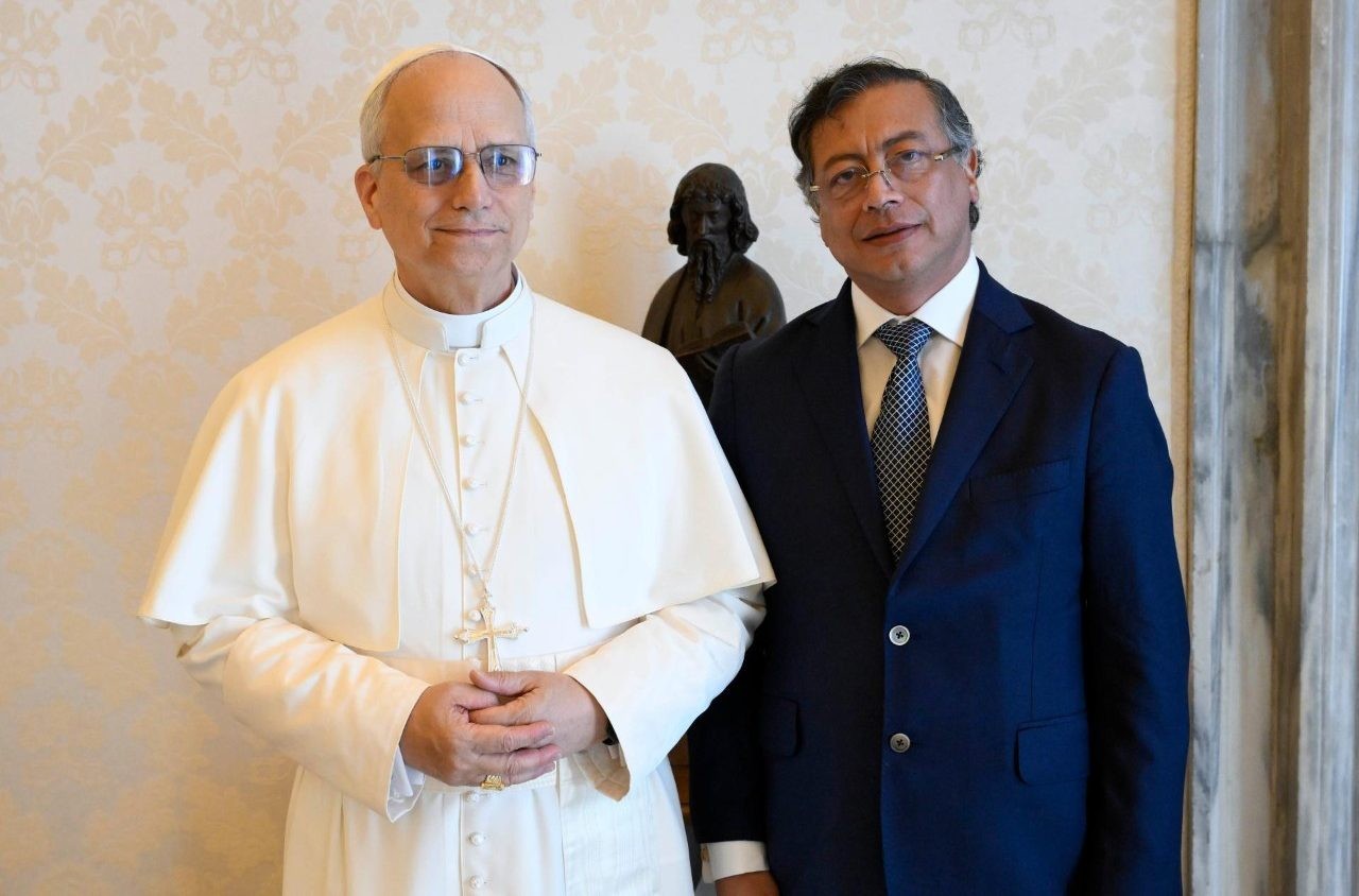 El Papa León recibe en audiencia al presidente de Colombia, Gustavo Petro