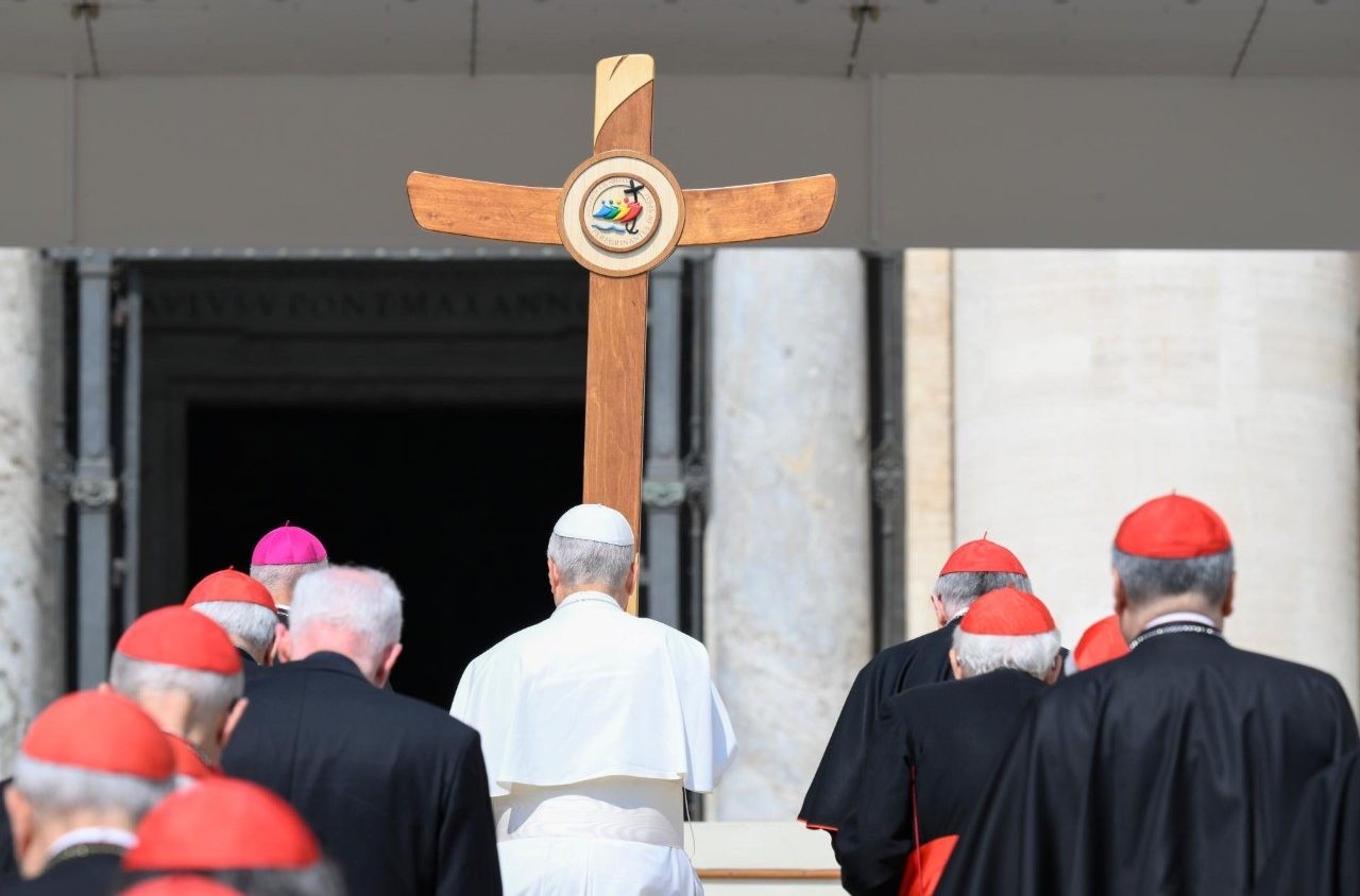 El Papa León XIV lidera la procesión del Jubileo en el Vaticano