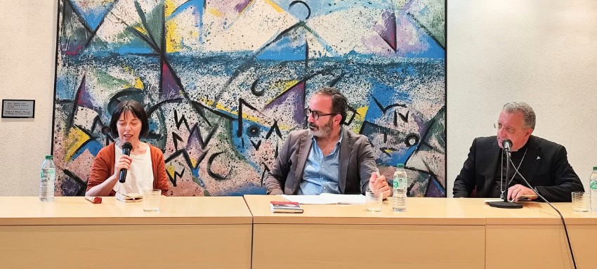 El obispo de Getafe y Pilar Adón dialogan sobre la fe y la literatura