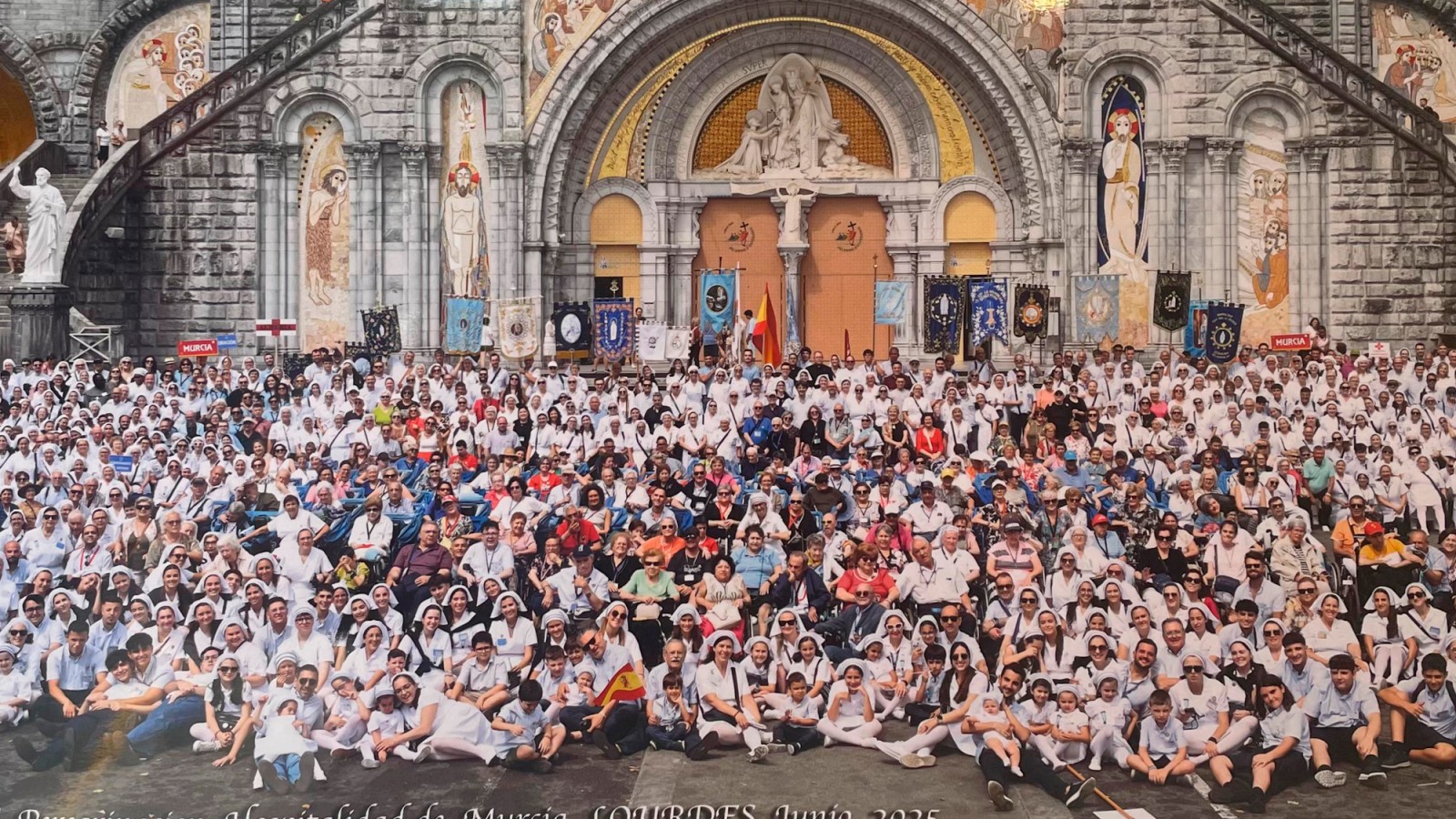 La Hospitalidad Murciana concluye su peregrinación a Lourdes con 1.300 fieles