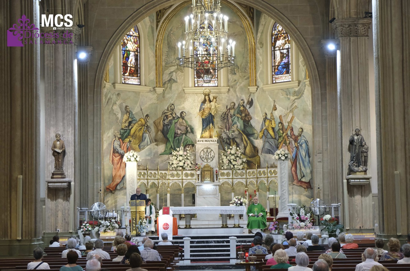 El Santuario de María Auxiliadora en Salamanca, reconocido como diocesano