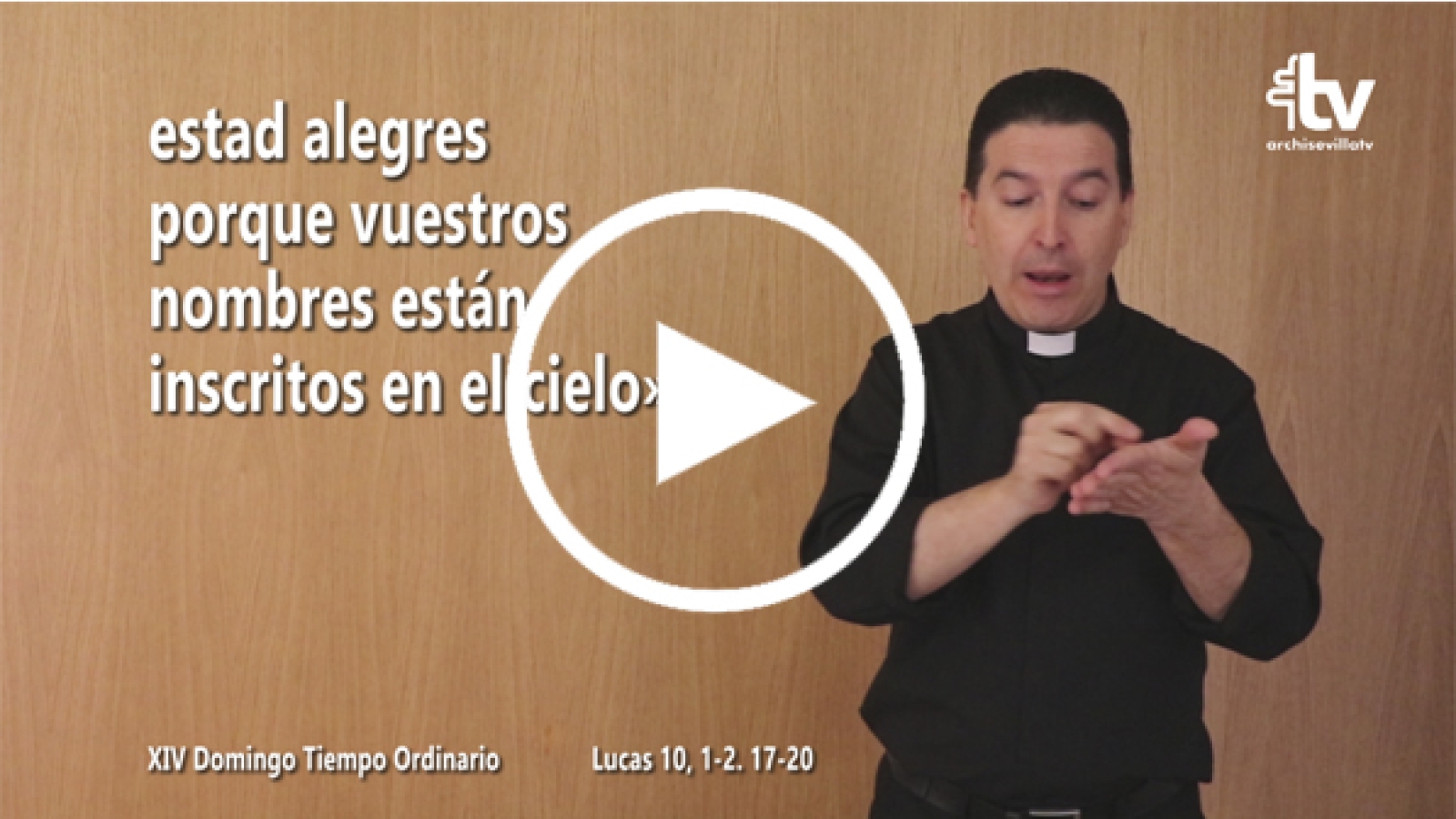 La Archidiócesis de Sevilla presenta el Evangelio en lengua de signos española