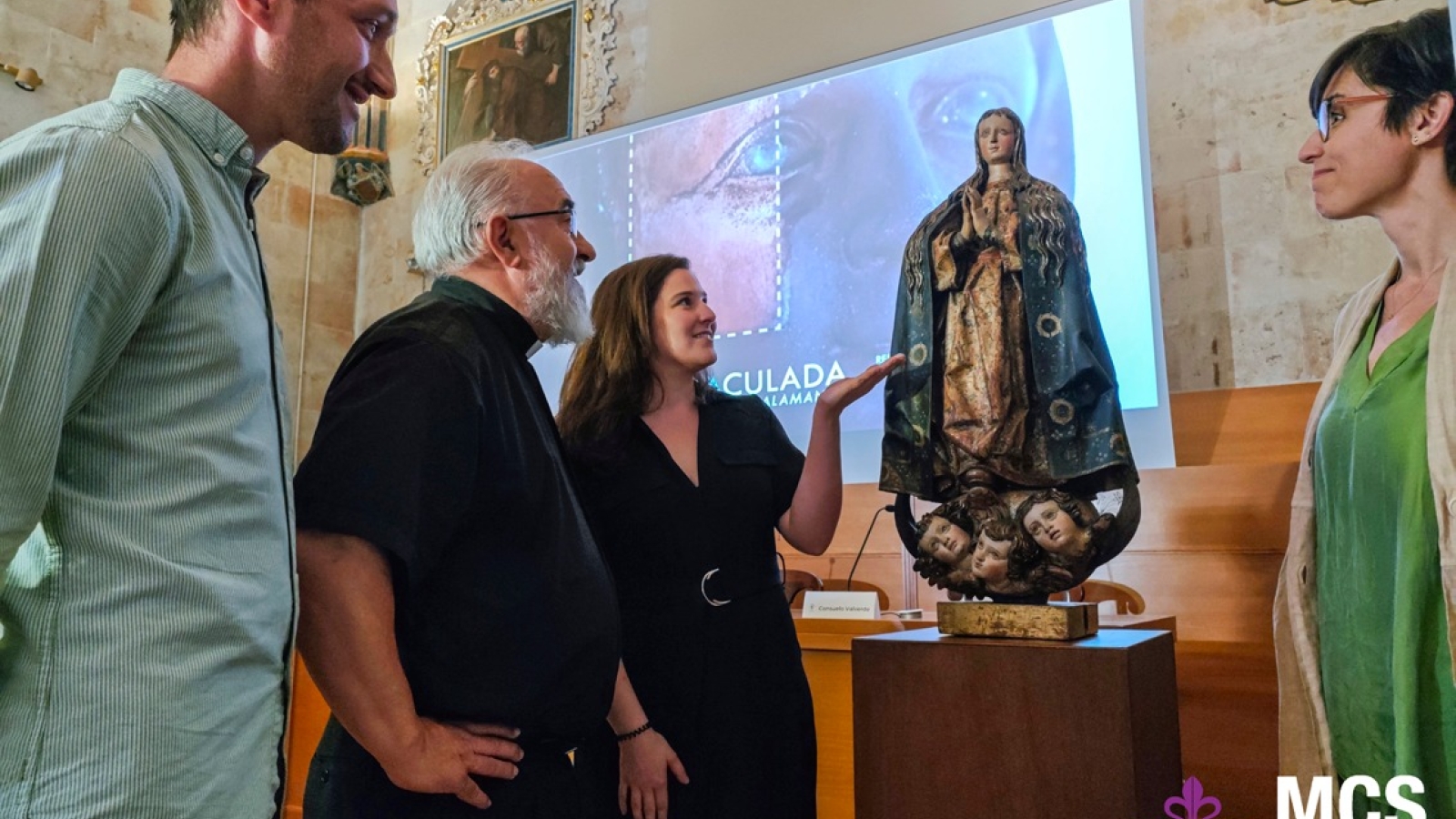 Restauran con éxito la Inmaculada Concepción en la Catedral de Salamanca

