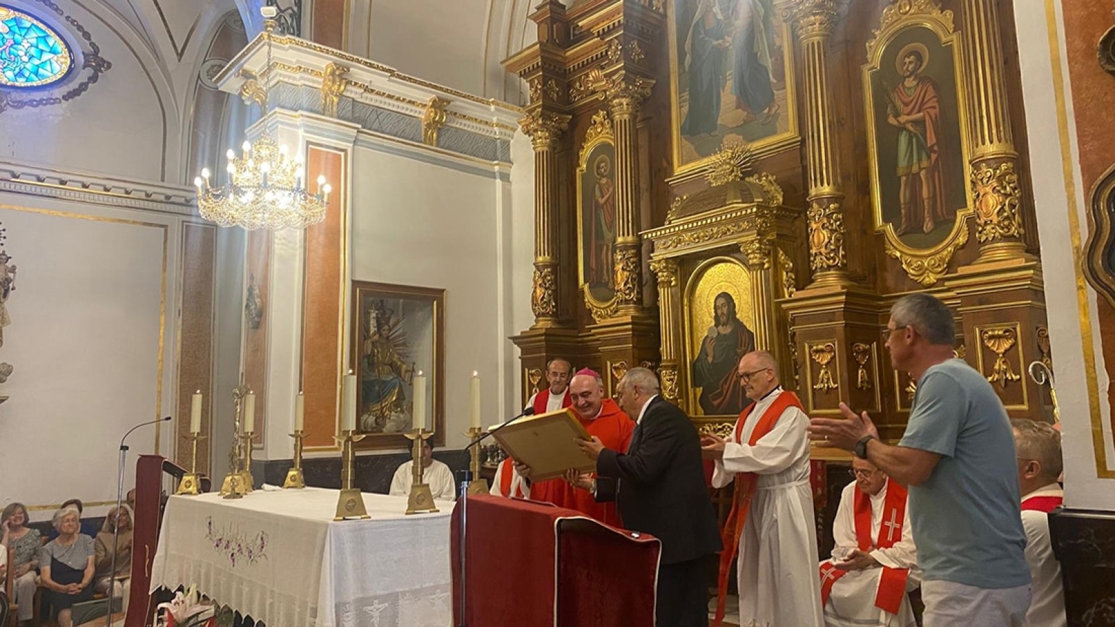 El arzobispo Benavent preside una misa en honor a San Carmelo Bolta en Gandia

