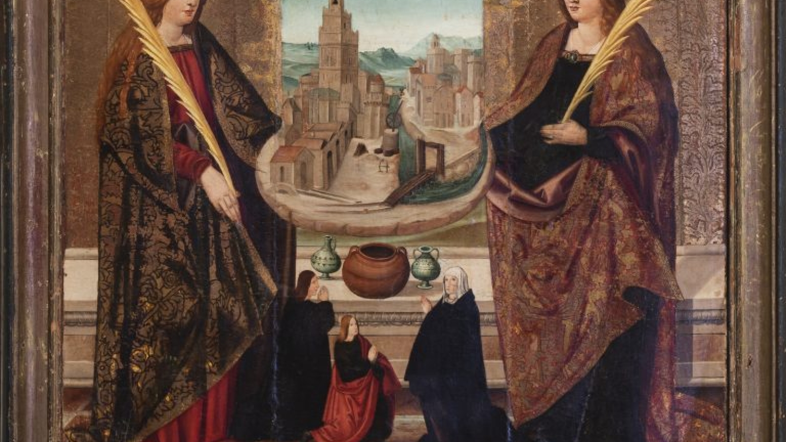 La Real Parroquia de Santa Ana en Sevilla custodia la pintura más antigua de Justa y Rufina

