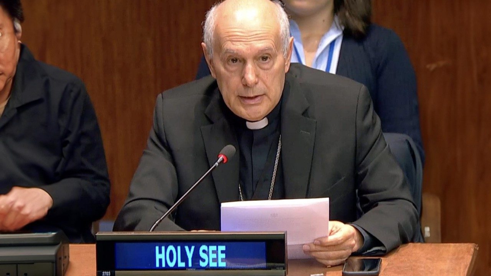 El arzobispo Caccia pide renovar la cooperación multilateral en la ONU

