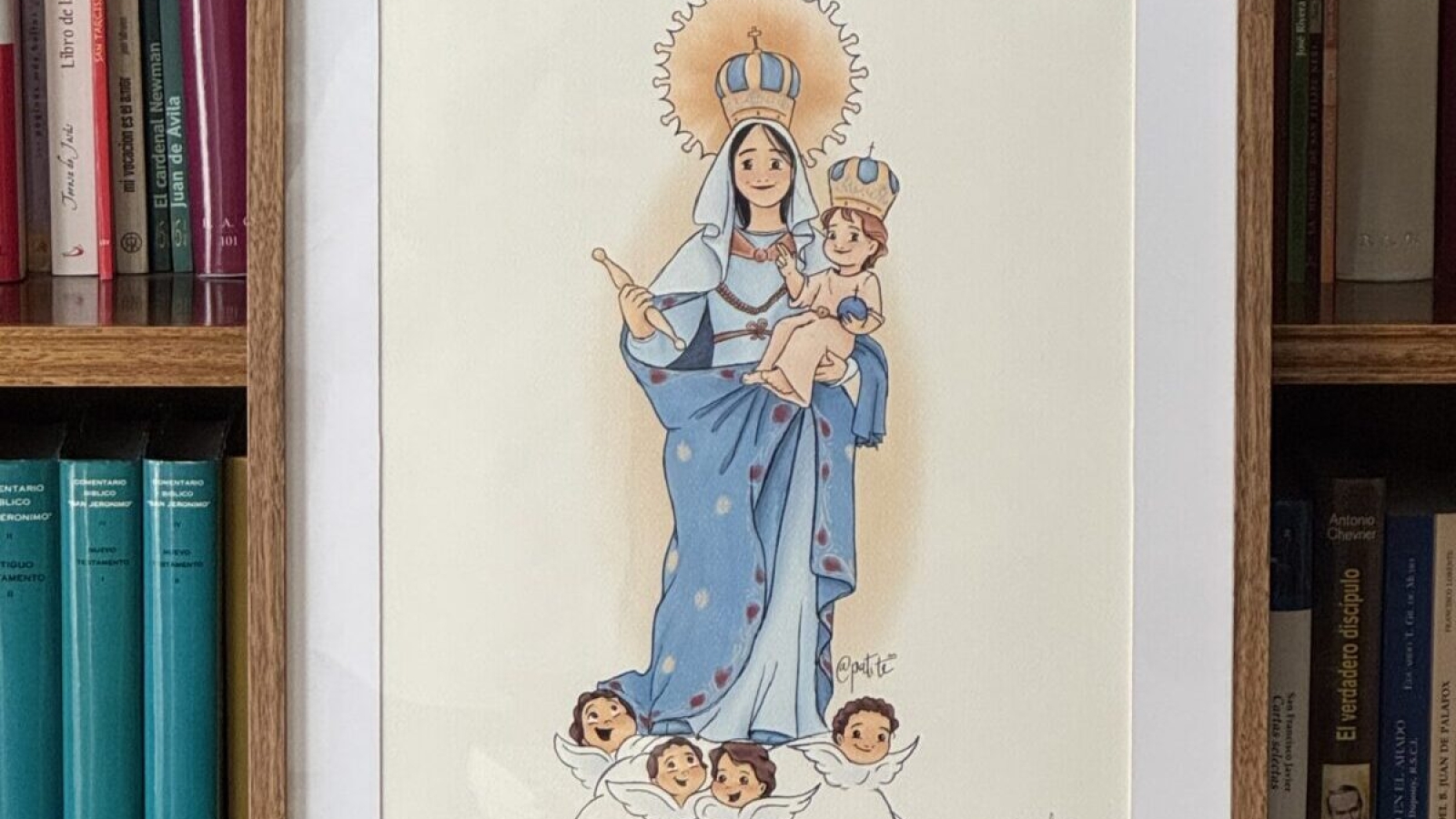 La Diócesis de Vitoria revela la nueva imagen de la Virgen Blanca

