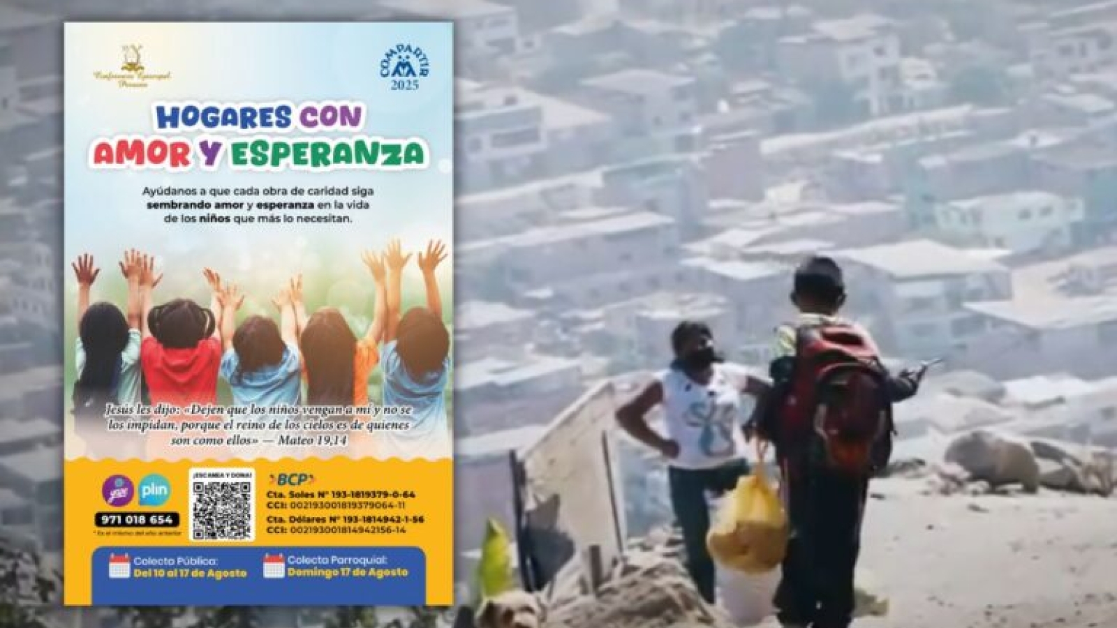 El Episcopado peruano lanza la Campaña Compartir 2025 para la niñez vulnerable