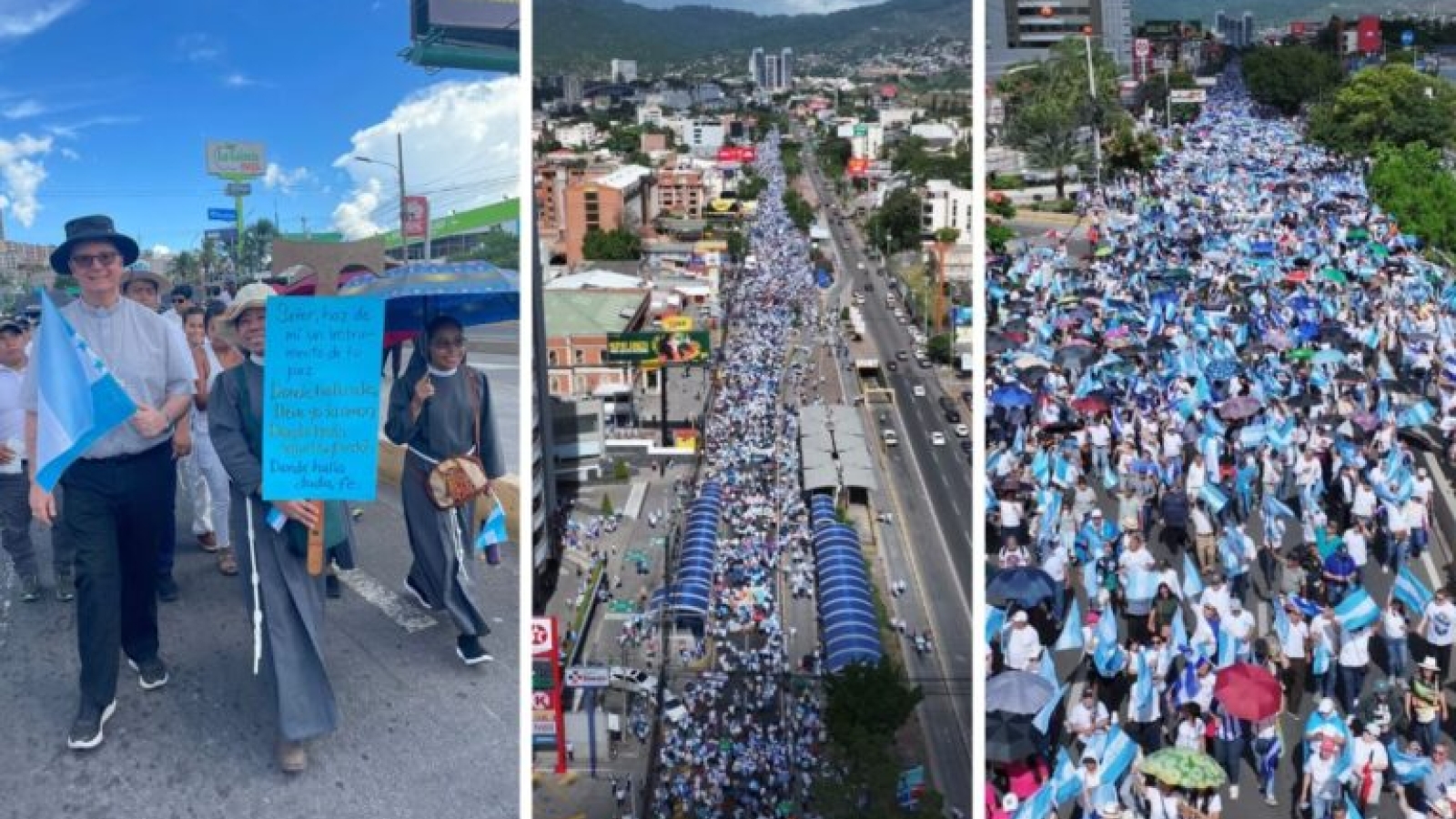 Las iglesias de Tegucigalpa piden elecciones pacíficas tras la Caminata de Oración