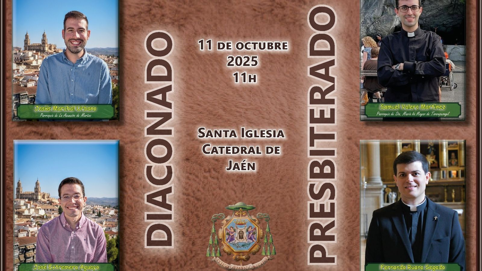 La Diócesis de Jaén celebra la ordenación de cuatro nuevos sacerdotes
