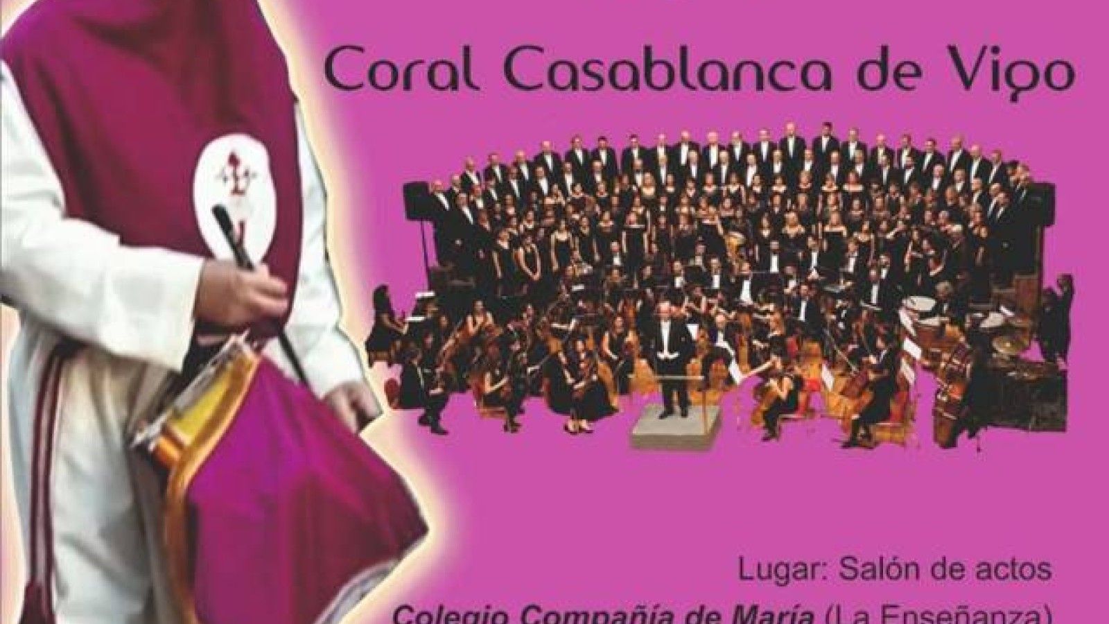 Concierto benéfico en Vigo conmemora 80 años de la cofradía del Silencio